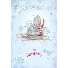 Wonderful Brother Me to You Bear Christmas Card Image Preview
